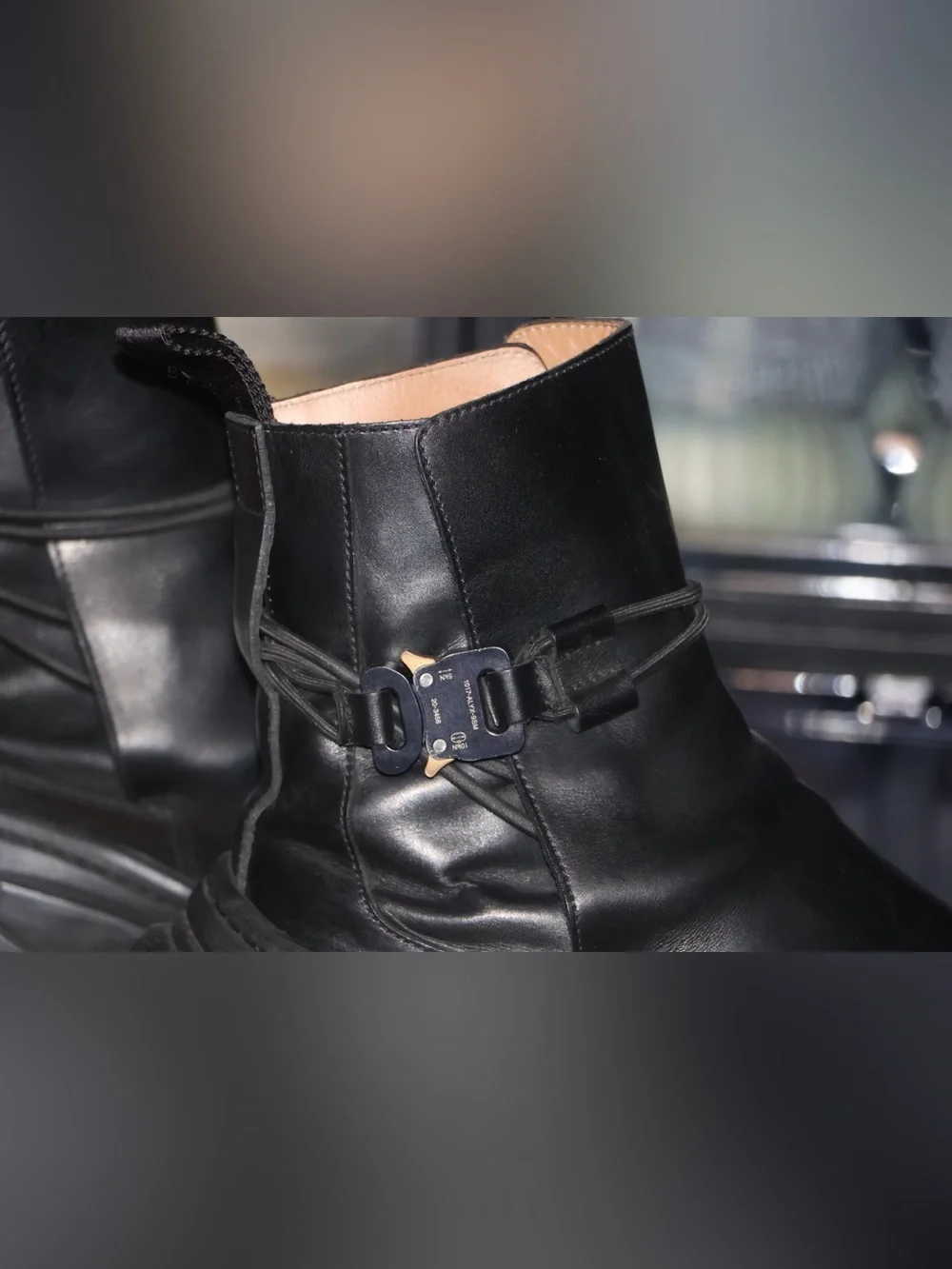 1017 ALYX 9SM Safety Buckle Platform Ankle Boots
